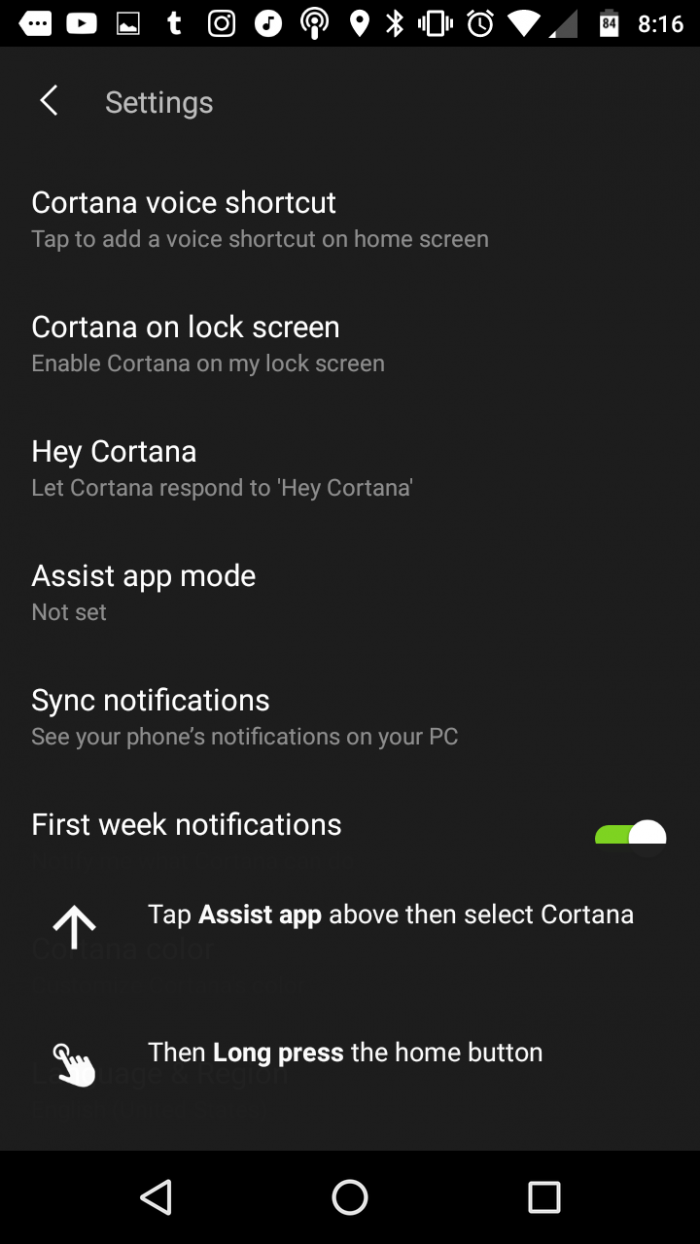 Android欢迎Cortana作为默认数字助理