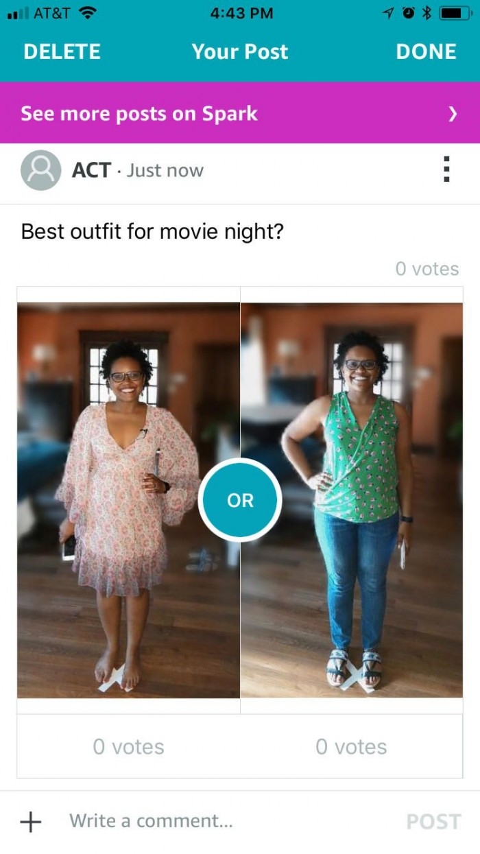亚马逊Echo Look现在让用户可以征求来自他人的服装搭配意见
