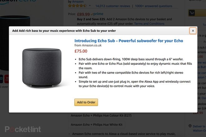 亚马逊将推出即插即用的智能音箱增强低音炮Amazon Echo Sub