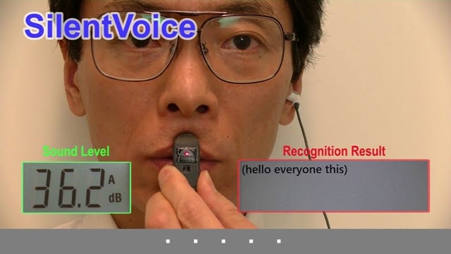 微软研究院正在开发一种识别静音语音命令的技术