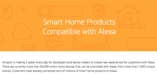亚马逊：7400个品牌超6万台设备接入Alexa语音助手