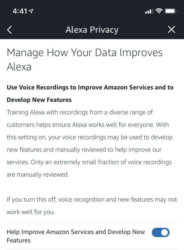 亚马逊：用户现可以选择退出Alexa录音人工审核