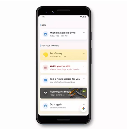 Google Assistant的“快照”新增生日提醒和菜谱推荐等功能