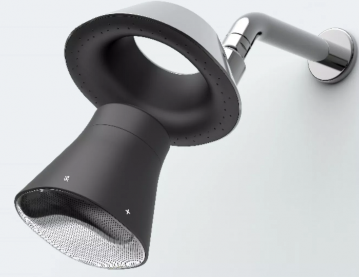 科勒推出Alexa智能扬声器 可固定在淋浴喷头中