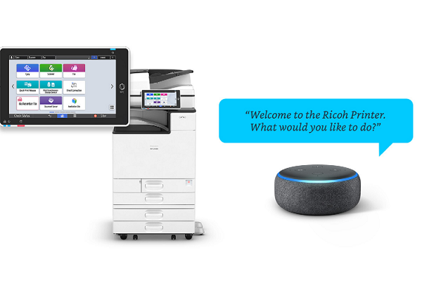 理光推出通过Alexa商业服务实现对打印机进行语音操作
