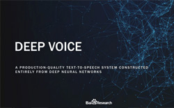 百度发布DeepVoice最终版：模仿万人、半小时学会一种口音