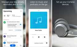 iOS端Cortana 3.0正式发布：改善UI 支持音乐和播客