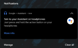 谷歌证实有线耳机亦可触发Google Assistant通知朗读功能